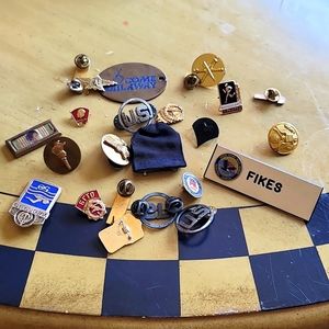 Military pins and button
